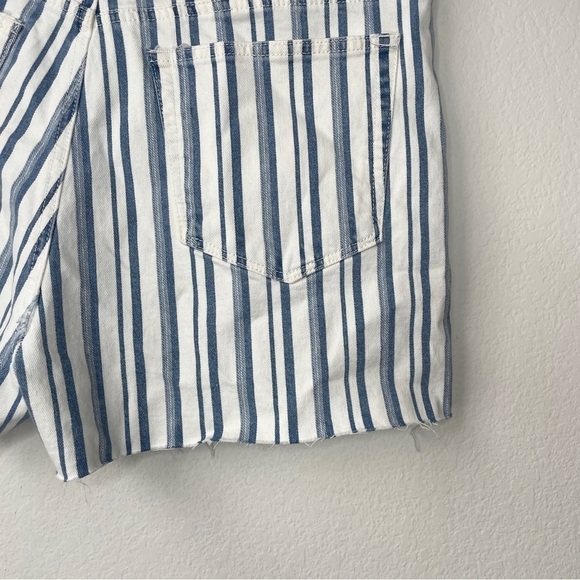 NWT Loft Blue and White Striped The Cut Off Short 12/31 - Picture 6 of 10